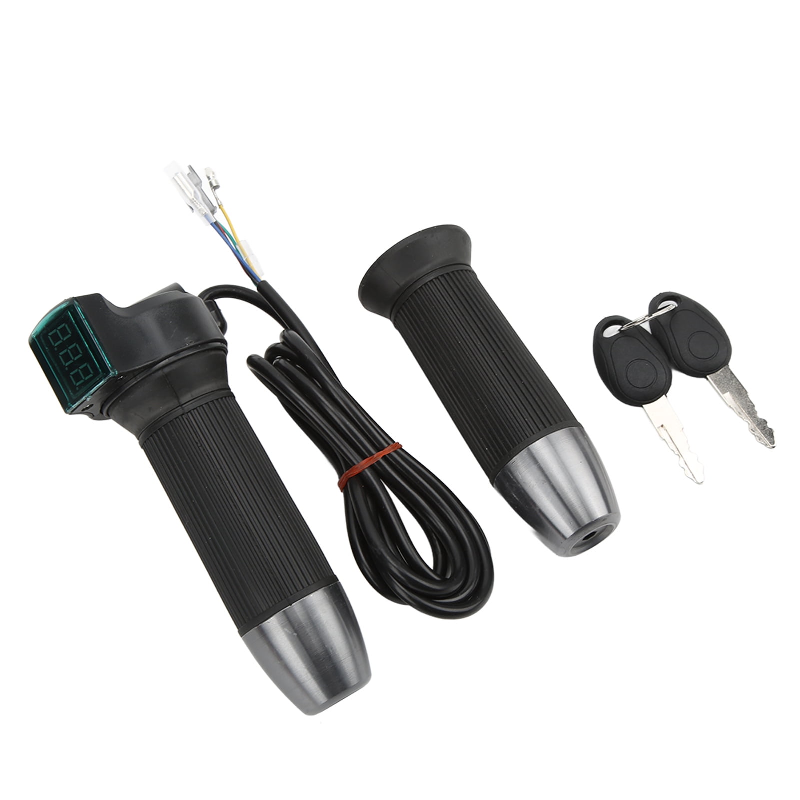 Handlebar Throttle Grip, Judge Remaining Power Ergonomic Plastic