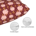 thumbnail image 5 of Kll Cute Pig With Coins Pillow Covers Envelope Closure,Super Soft And Cozy Fuzzy Fleece Pillow Case Cover 16"X24", 5 of 8