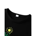 thumbnail image 4 of Pijamas navideños familiares a juego, camiseta de manga larga con estampado de árbol y pantalones a cuadros. Ropa de dormir para estar en casa., 4 of 9