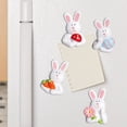 thumbnail image 1 of Dsscvnef Easter Decorations Mini Easter Bunny Easter Egg Refrigerator Sticker Home Party Decoration Present Refrigerator Sticker, 1 of 7