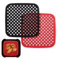 thumbnail image 1 of 2PCs Reusable Air Fryer Silicone Liners Heat Resistant Square, 1 of 4