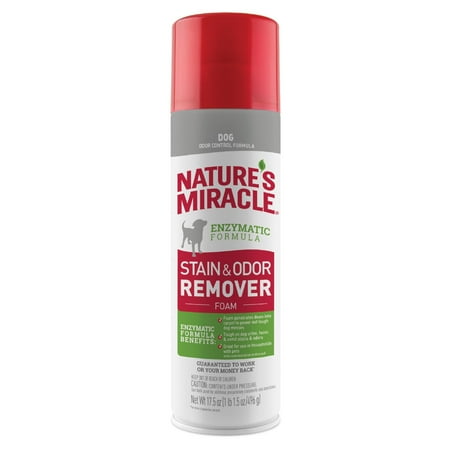 Nature's Miracle Stain & Odor Remover Foaming Aerosol For Dogs, 17.5 Oz P-68340