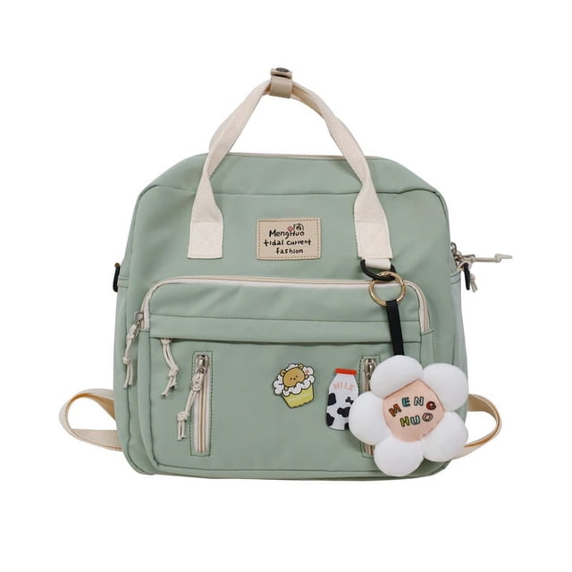 Bolso de mano con flores para niña, bolso cruzado para estudiante, estilo nicho, mochila de moda