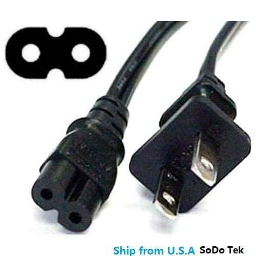 2 Prong Printer Power Cord/Printer Power Cable for Canon PIXMA iP4600