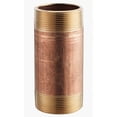 thumbnail image 4 of 1-1/2" x 2" Lead Free Seamless Red Brass Pipe Nipple, 140 PSI, Sch. 40, 4 of 5