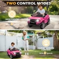 thumbnail image 5 of UBesGoo 12V Ride On Car Toys, Licensed Toyota Kids Powered Electric Car with Remote Control for Girls Boys, Pink, 5 of 9