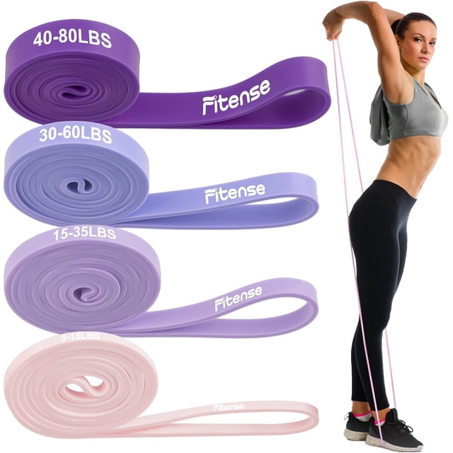 czcpp-Resistance Bands Set for Women - Pull UP Bands Full Body Workout Bands with Door Anchor, Training Poster & Pouch, Stretching Assist Bands for Portable Exercise/Yoga/Physical Therapy