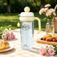 thumbnail image 1 of CQCYD Plastic Cup 1200ml, Handle Straw Tumbler Leak Proof, Reusable Water Bottle, Large Capacity Drinking Container for Outdoor Sports Travel Office and Daily Hydration, 1 of 7