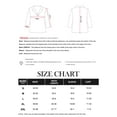 thumbnail image 2 of Hibeli Women Collared V Neck 3/4 Sleeve Blouse Tops Solid Color Elegant Tunic Shirts, 2 of 7