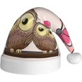 thumbnail image 7 of Cute Owls Christmas Hats, Party Hat   Holiday Decoration Cap,Showing A Warm And Pleasant Atmosphere Black 1, 7 of 7