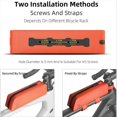 thumbnail image 2 of Rhinowalk Bike Frame Bag Waterproof Bicycle Front Tube Bag Orange, 2 of 5
