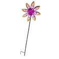 thumbnail image 2 of DOLITY 1 Garden Wind Wind Sculpture Street Path Metal Yard Windmill PInk, 2 of 9