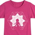 thumbnail image 3 of Disney Frozen 2 - Elsa Snowflake - Toddler & Youth Girls Short Sleeve Graphic T-Shirt, 3 of 5