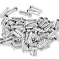 thumbnail image 1 of Freno de aleación de plata/cable de engranaje engarzado en los extremos para bicicleta (10set (1000pcs), plata), 1 of 2