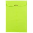 thumbnail image 2 of JAM 6 x 9 Clasp Envelopes, 10/Pack, Lime Green, 2 of 2