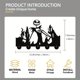 thumbnail image 3 of 1pc 11inch Home Decor Wall Hooks, Christmas Presents, Wall Decor, Coat Hooks, Key Chains, Walls, Entryways And Kitchen Key Holders, 3 of 4