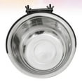 thumbnail image 6 of Oraceous Stainless Steel Feeding Bowls, Cage Hanging Bowl, Cat Water Bowls with Clamp Holder, 150ml, Bowl for Kennel Crate Playpen ( Silver ), 6 of 11