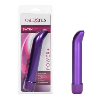 CalExotics Satin G-Spot Curved Multi-Speed Turbo Vibrator - Purple
