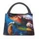 thumbnail image 1 of Easygdp Ice Blue Ocean Sea Turtle Bolsa de Almuerzo Insulada Reutilizable, Bolsa de Mano y Bandolera para Oficina, Trabajo, Viajes, 1 of 6