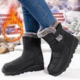 thumbnail image 2 of Jamicy Snow Boots for Women Winter Shoes Waterproof Warm Plush Lined Mid-Calf Winter Boots with Non-Slip Outsole for Cold Weather, 2 of 6