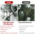 thumbnail image 3 of Patiojoy Artificial Snow Flocked Christmas Tree 7FT Hinged Christmas Tree W/ 919 Branch Tips, 3 of 9