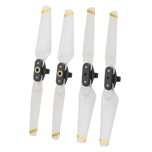2 pares de hélices plegables y translúcidas, compatibles con DJI Spark Blanco transparente