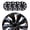 TT-Black, variant on (4-Pack) Premium 17" Black Wheel Rim Cover Hubcaps OEM Style Replacement Snap On Car Truck SUV Hub Cap - 17 Inch Set