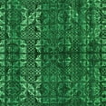 thumbnail image 1 of Ahgly Company Indoor Square Abstract Green Modern Area Rugs, 4' Square, 1 of 4
