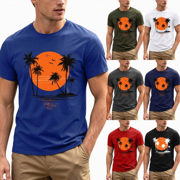 Men's Short Sleeved T Shirt Casual Suitable For All Seasons Men's Athletic T-Shirts Workout Running Short Sleeve Gym Shirts Size XL