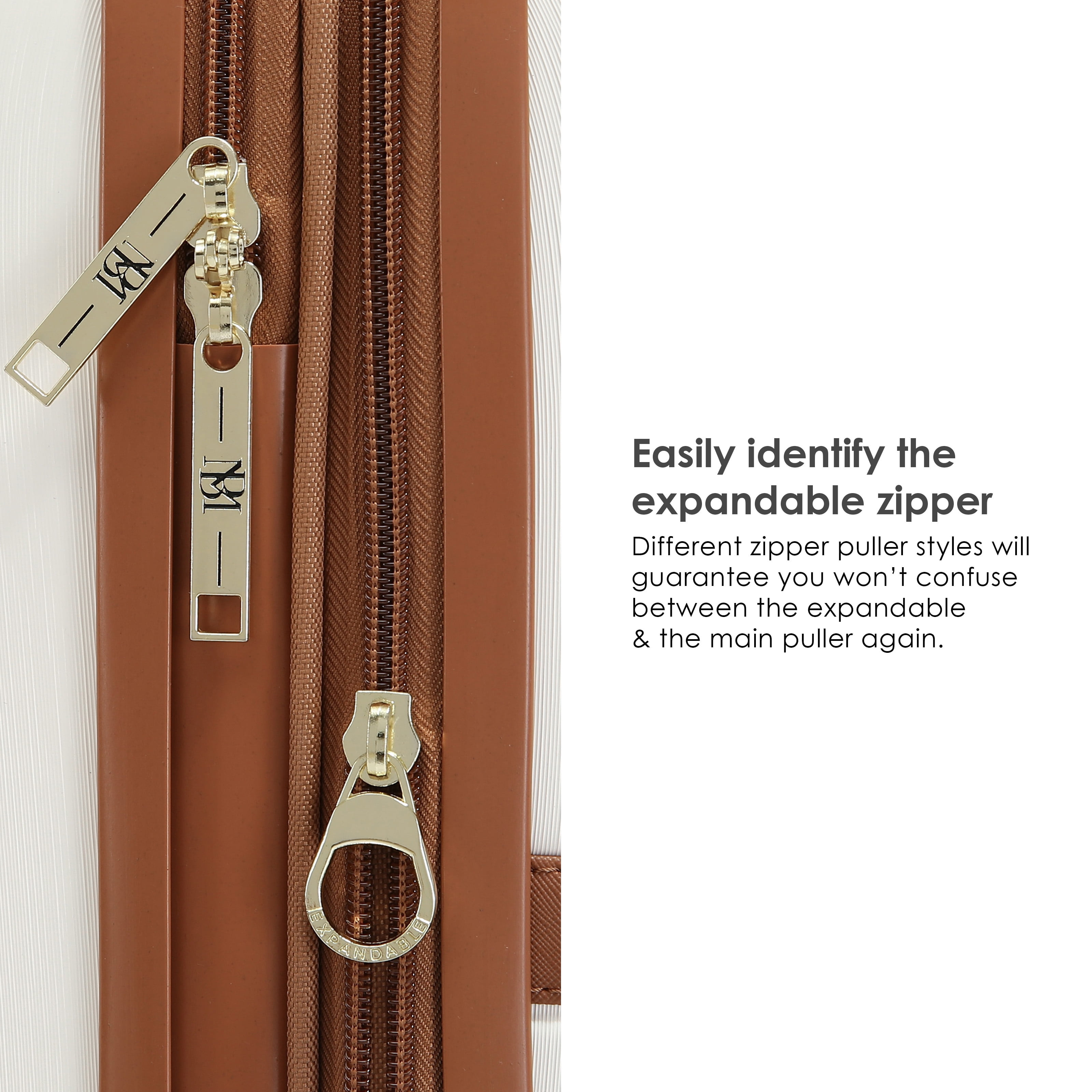 BADGLEY MISCHKA Grace 3 Piece Expandable Retro Luggage Set (Retro)