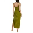 thumbnail image 2 of Nicholas womens  Nala Draped Asymmetrical Gown, 2, Green, 2 of 3