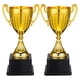 thumbnail image 1 of KAKOWELY 2 mini copas de trofeo para niños, para competiciones de fútbol, baloncesto y fútbol. Trofeos de plástico con base negra para celebraciones y fiestas., 1 of 4