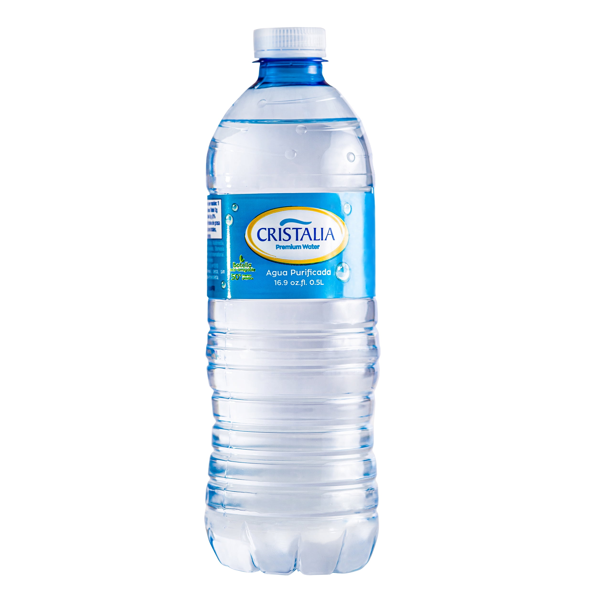 Cristalia Purified Bottled Water, 16.9 oz, 24-pack