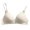Beige, variant on Danyang Wirefree Bra Triangle Cup Thin Strap Seamless Light Lined Comfort Ladies Underwear Daily Use,Grey,XL