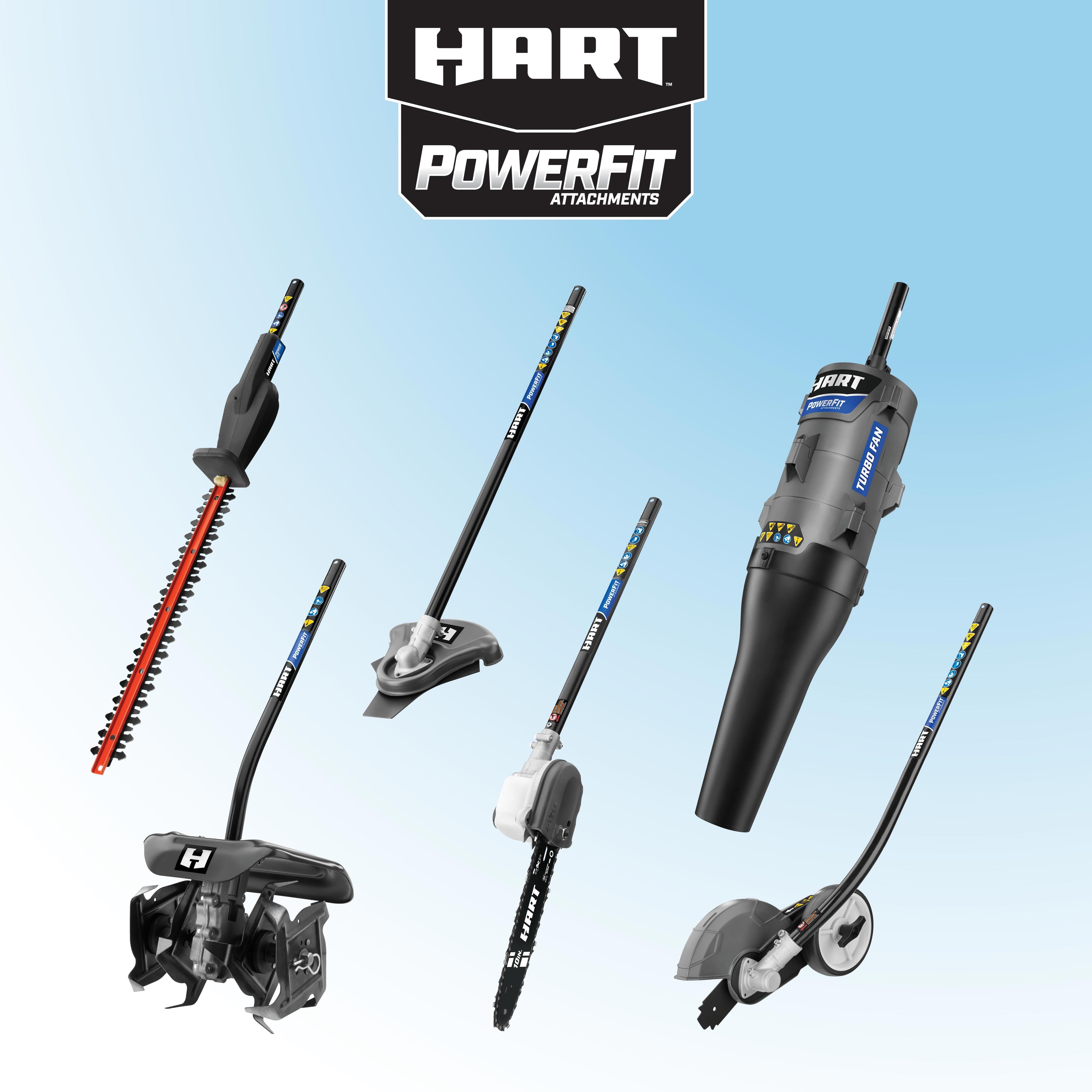HART 40 Volt Cordless Brushless 15-inch String Trimmer Kit, (1) 4.0Ah Lithium-Ion Battery