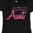 thumbnail image 4 of Inktastic Cute Aunt Boys or Girls Baby Bodysuit, 4 of 5