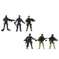 thumbnail image 3 of Esquirla 6 Pcs Mini Soldats Articulés Hommes avec Armes Ensemble de Jouets Modèles, 3 of 8