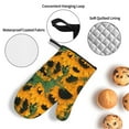thumbnail image 3 of Salouo Sunflowers 7 for Oven Mitts and Potholders BBQ Gloves-Oven Mitts and Pot Holders Non-Slip Cooking Gloves for Cooking Baking Grilling (4-Piece Set), 3 of 6