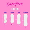 thumbnail image 6 of Carefree Acti Fresh Panty Liners, Regular, 120 Ea.., 6 of 7