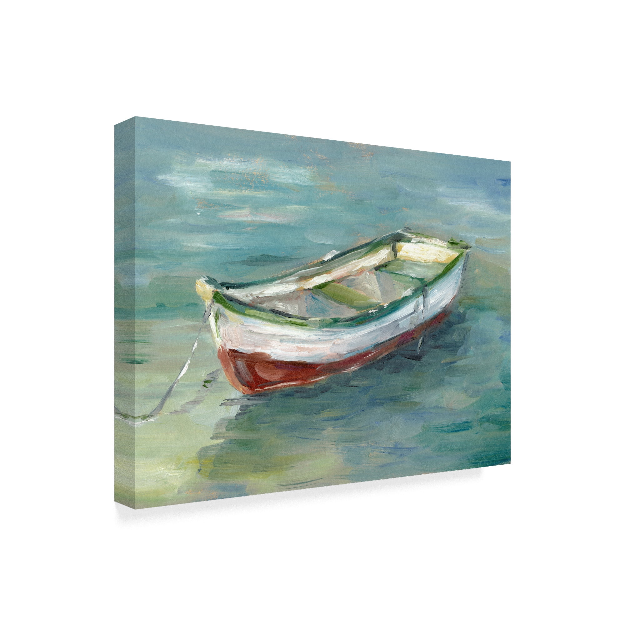 Trademark Fine Art 'Boats By the Shore I' Canvas Art by Ethan Harper