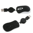 thumbnail image 2 of Souris de Voyage Mini Compacte Durable avec Câble Rétractable pour Ordinateur Plastique Noir 2 Pcs, 2 of 8