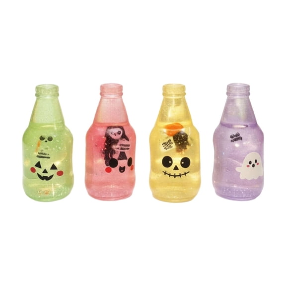 Halloween Mystery Bottle Squishy Toy Slow Rising Sensory Fidget, Cute Soft Squeeze Stress Ball for Party Favors Desk Prizes (Random Color)