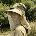 thumbnail image 4 of Luckky Solar Powered Fan Sun Hat with Wide Brim & Mesh Breathable Design,Adjustable UV Protection Outdoor Sun Hat for Men Women,Cooling Fan Hat for Fishing Gardening Hiking Camping Beach Travel, 4 of 6