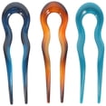 thumbnail image 4 of 3 Pcs Fourchettes en Forme de U pour Cheveux pour Femmes Épingles à Cheveux Vintage Accessoires, 4 of 8