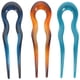 thumbnail image 3 of Horquillas para el cabello en forma de U, horquillas francesas para el cabello, palitos para moño, pasador para moño, accesorios para el cabello Updo para mujer, 3 uds., 3 of 7