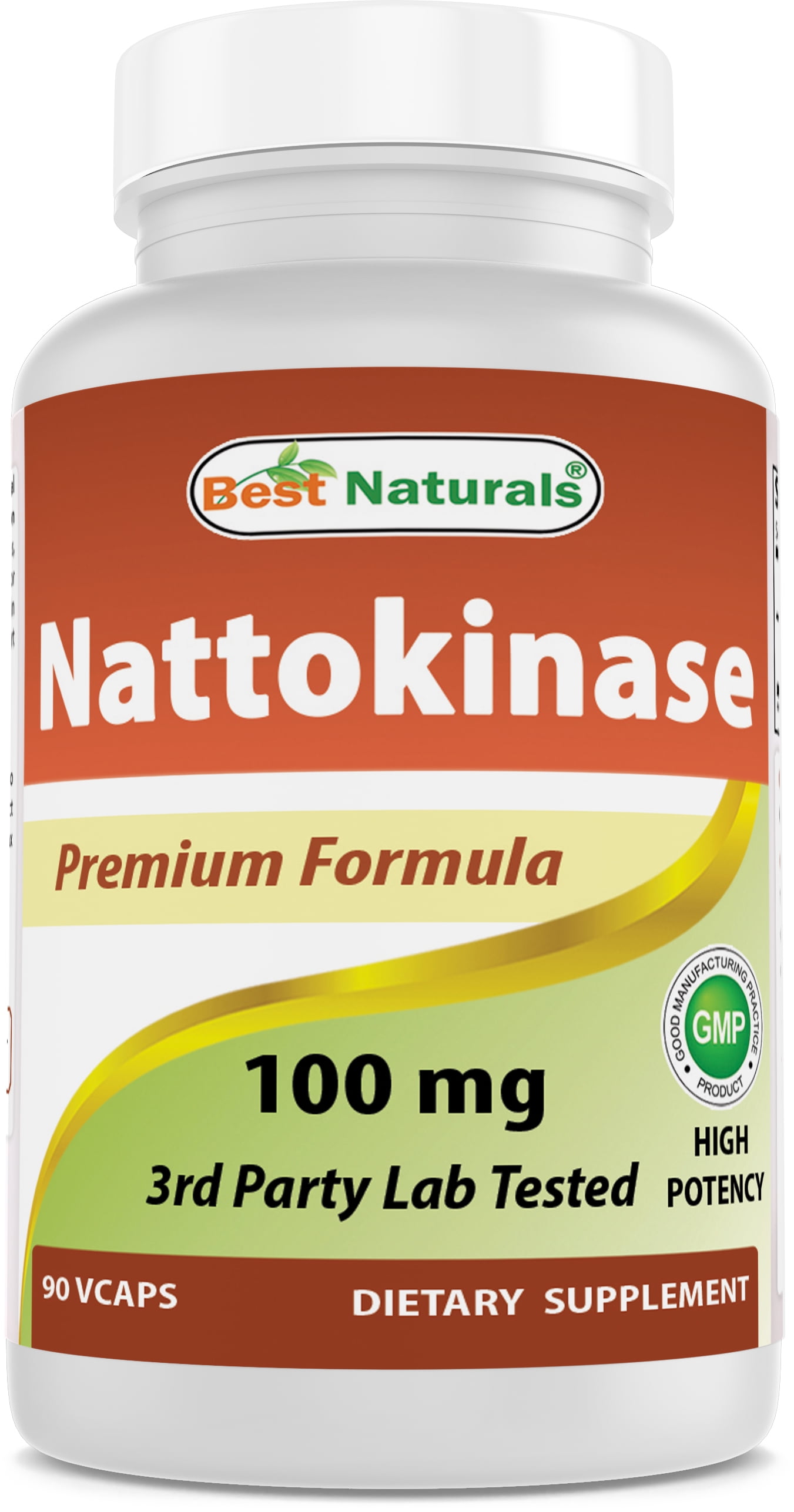 Best Naturals Nattokinase 2000 FU 100 Mg 90 Vegi Capsules