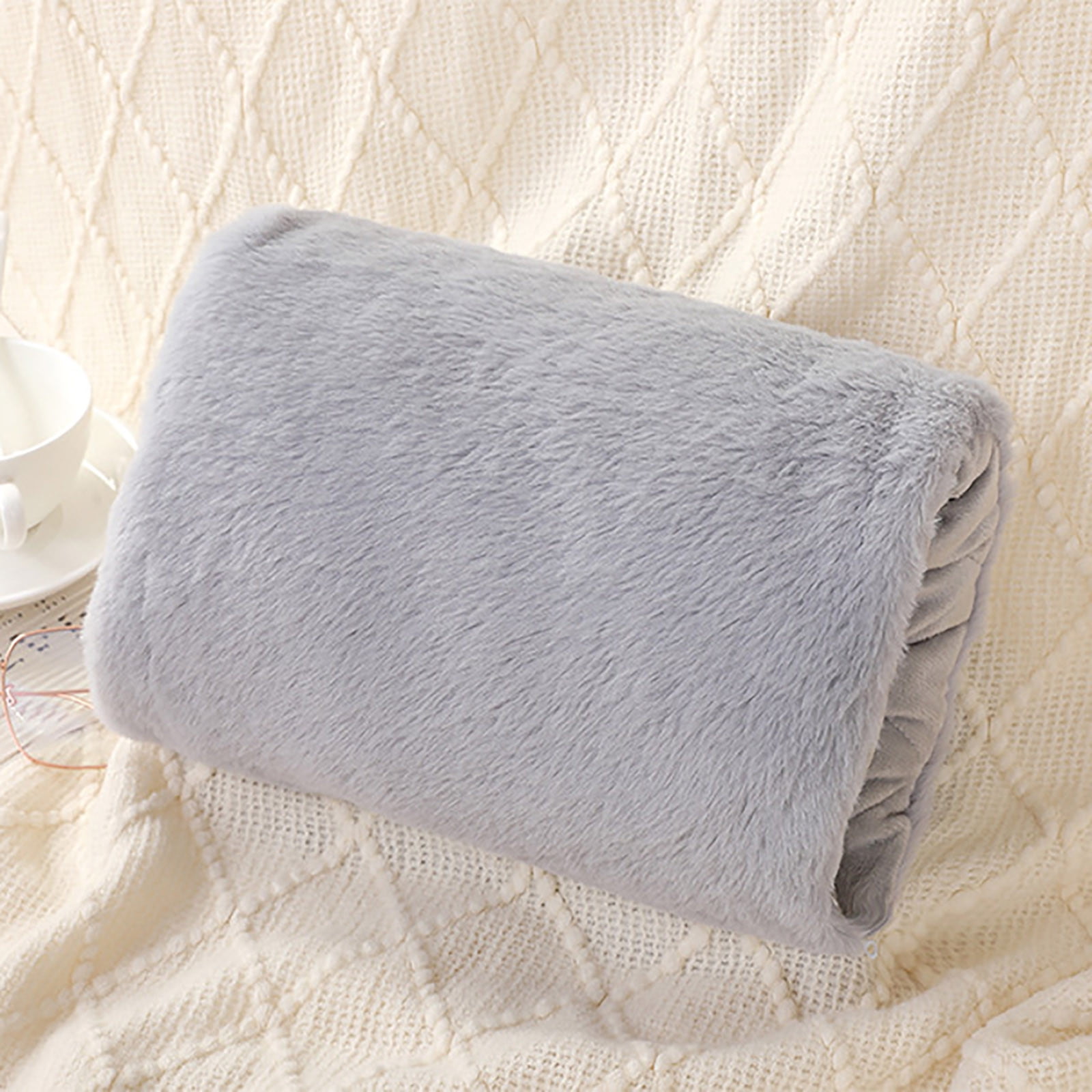 Winter Clearance! Tunhigl Hand Warmer Hand Warmer Bag Solid Color USB Electric Heating New Style Removable and Washable Plush