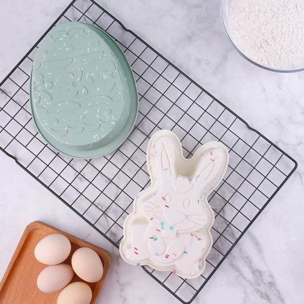 Moule à œufs De Pâques En Silicone - 2 Pièces | Forme œuf | Pour Chocolat, Gâteau, Savon | Bleu Moule Gâteau Forme Oeuf Moule à œufs De Pâques En Silicone - 2 Pièces | Forme œuf | Pour Chocolat, Gâteau, Savon | Bleu Moule Gâteau Forme Oeuf