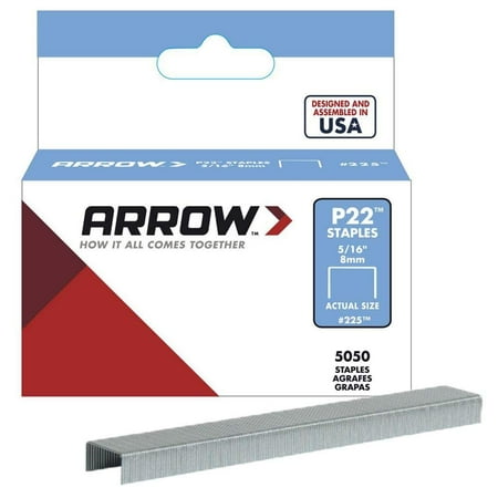 

Arrow Fastener 225 Genuine P22 5/16-Inch Staples 5 050-Pack
