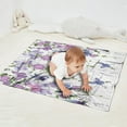 thumbnail image 2 of White Butterfly Flower Pattern Blanket,Comfortable Soft Flannel Throw Blanket,All Season,Warm Lightweight Blankets for Sofa Bed Couch Living Room Chair,30"x40", 2 of 4